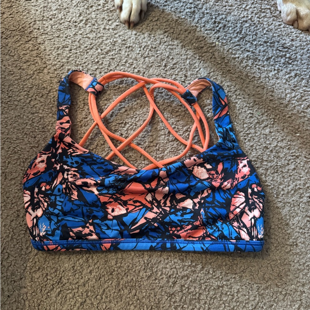Lululemon strappy sports bra